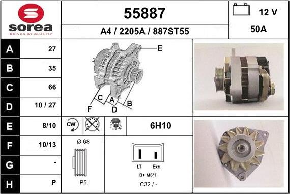 EAI 55887 - Alternateur cwaw.fr