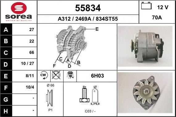 EAI 55834 - Alternateur cwaw.fr