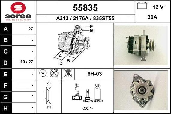 EAI 55835 - Alternateur cwaw.fr