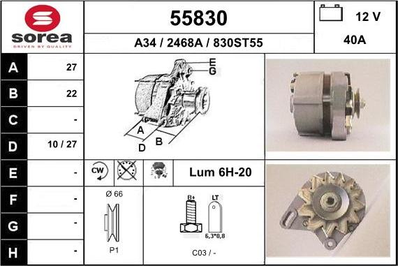 EAI 55830 - Alternateur cwaw.fr