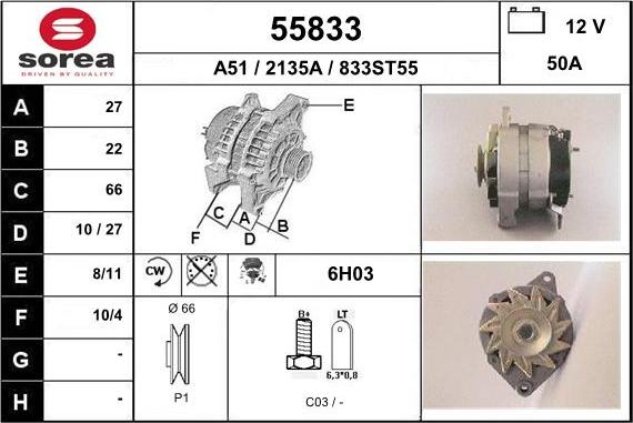 EAI 55833 - Alternateur cwaw.fr