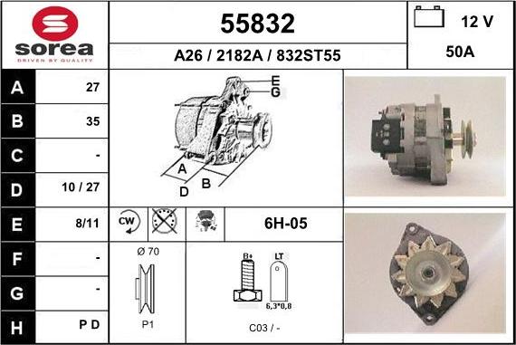 EAI 55832 - Alternateur cwaw.fr