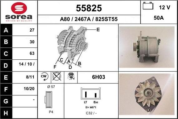 EAI 55825 - Alternateur cwaw.fr