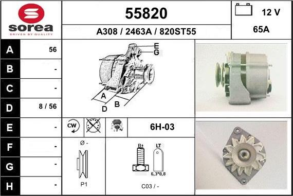 EAI 55820 - Alternateur cwaw.fr