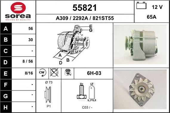 EAI 55821 - Alternateur cwaw.fr