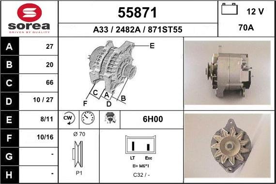 EAI 55871 - Alternateur cwaw.fr