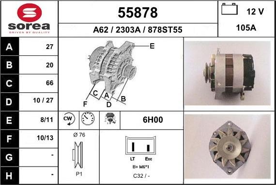 EAI 55878 - Alternateur cwaw.fr