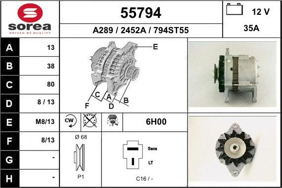 EAI 55794 - Alternateur cwaw.fr