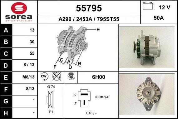 EAI 55795 - Alternateur cwaw.fr