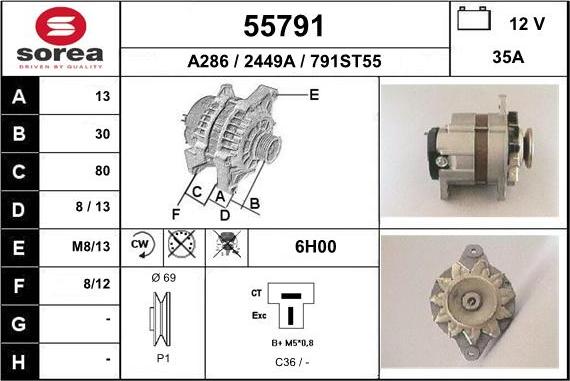 EAI 55791 - Alternateur cwaw.fr