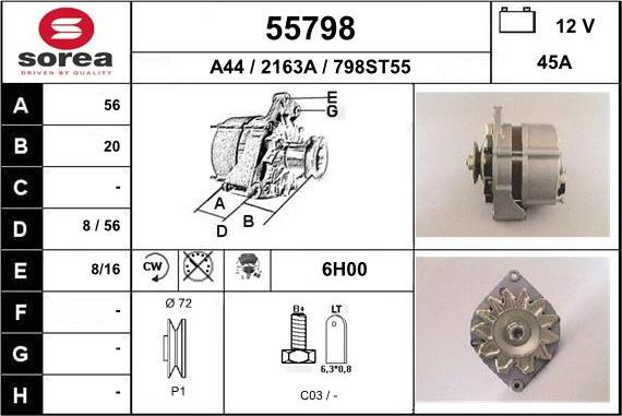 EAI 55798 - Alternateur cwaw.fr