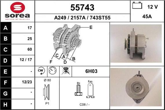 EAI 55743 - Alternateur cwaw.fr