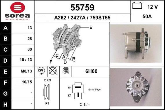 EAI 55759 - Alternateur cwaw.fr