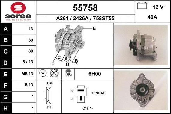 EAI 55758 - Alternateur cwaw.fr