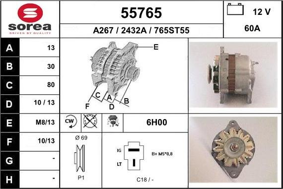 EAI 55765 - Alternateur cwaw.fr