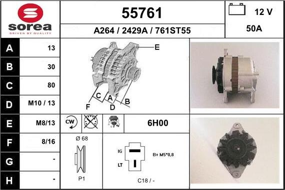 EAI 55761 - Alternateur cwaw.fr