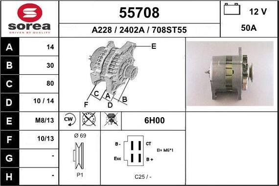 EAI 55708 - Alternateur cwaw.fr