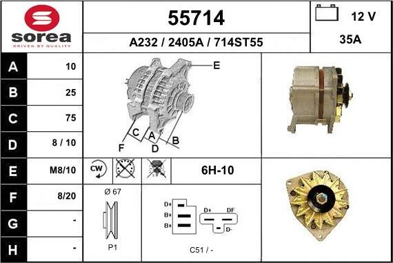 EAI 55714 - Alternateur cwaw.fr