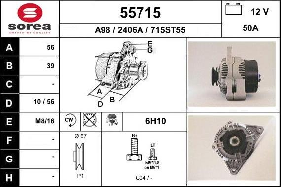 EAI 55715 - Alternateur cwaw.fr