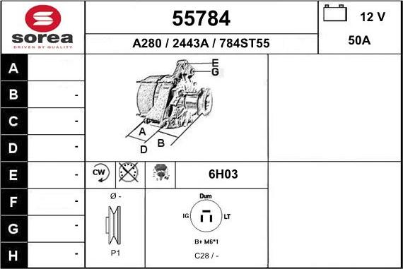 EAI 55784 - Alternateur cwaw.fr