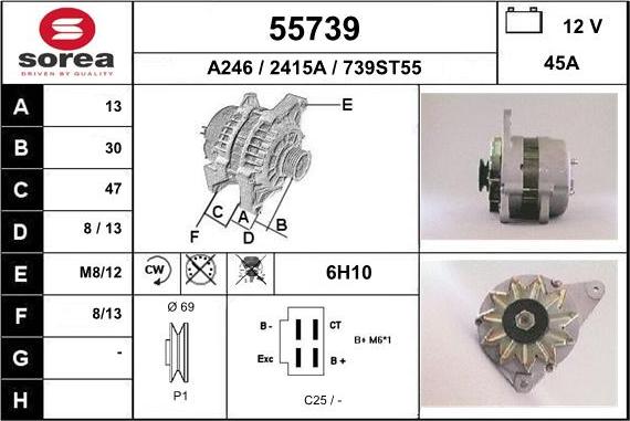 EAI 55739 - Alternateur cwaw.fr