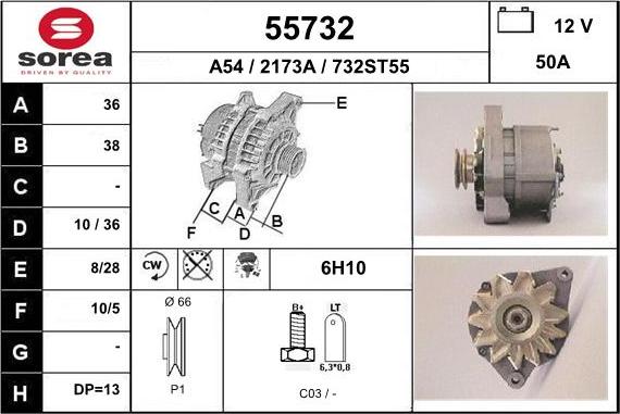 EAI 55732 - Alternateur cwaw.fr