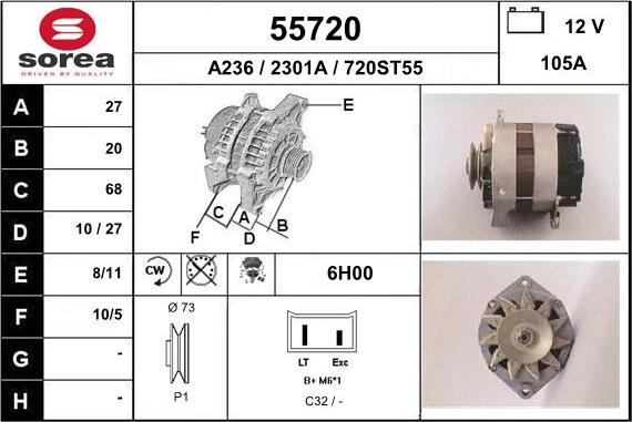 EAI 55720 - Alternateur cwaw.fr