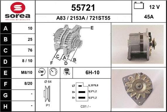 EAI 55721 - Alternateur cwaw.fr