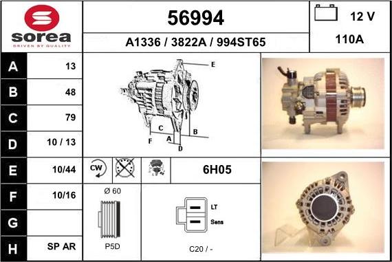 EAI 56994 - Alternateur cwaw.fr