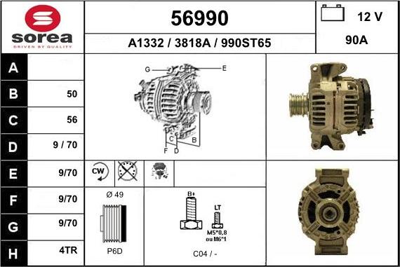 EAI 56990 - Alternateur cwaw.fr