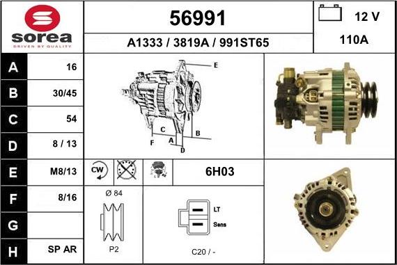 EAI 56991 - Alternateur cwaw.fr