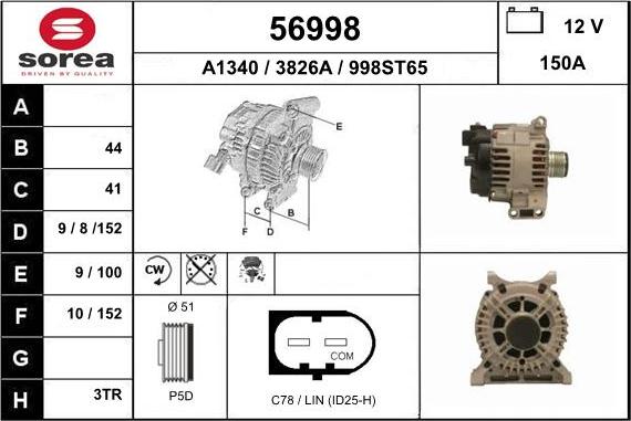 EAI 56998 - Alternateur cwaw.fr