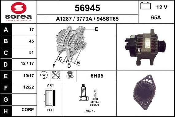 EAI 56945 - Alternateur cwaw.fr