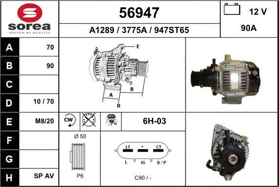 EAI 56947 - Alternateur cwaw.fr