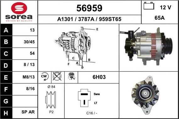 EAI 56959 - Alternateur cwaw.fr