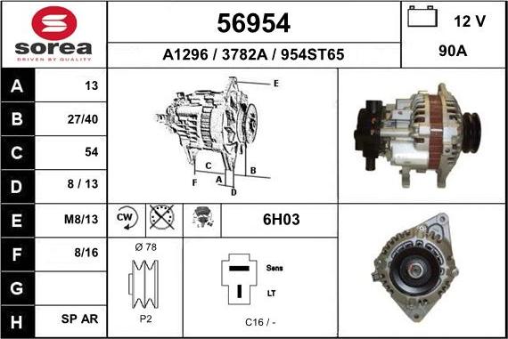 EAI 56954 - Alternateur cwaw.fr