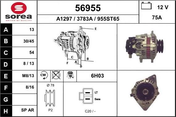 EAI 56955 - Alternateur cwaw.fr