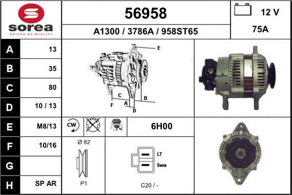 EAI 56958 - Alternateur cwaw.fr