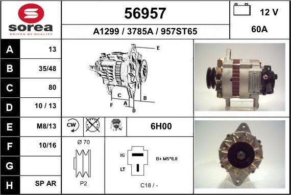 EAI 56957 - Alternateur cwaw.fr