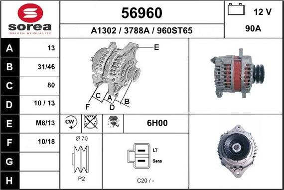 EAI 56960 - Alternateur cwaw.fr