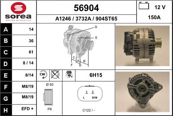 EAI 56904 - Alternateur cwaw.fr