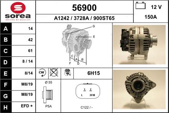 EAI 56900 - Alternateur cwaw.fr