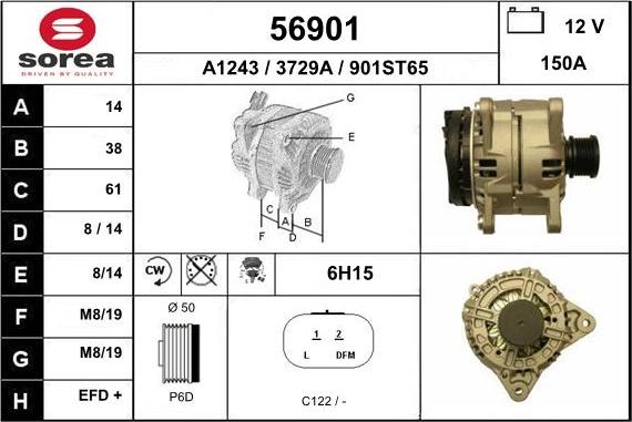 EAI 56901 - Alternateur cwaw.fr