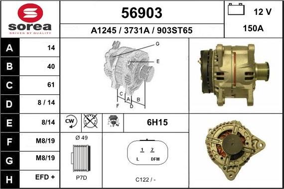 EAI 56903 - Alternateur cwaw.fr