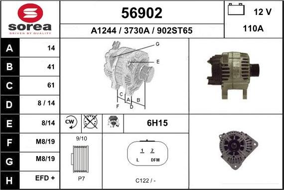 EAI 56902 - Alternateur cwaw.fr