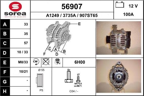 EAI 56907 - Alternateur cwaw.fr