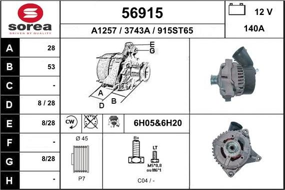 EAI 56915 - Alternateur cwaw.fr