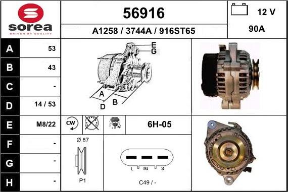 EAI 56916 - Alternateur cwaw.fr