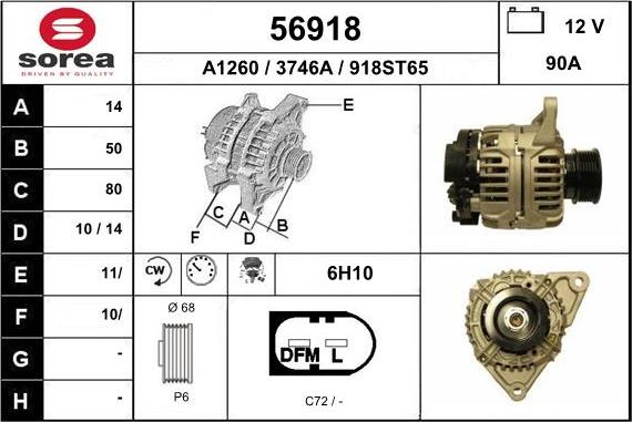 EAI 56918 - Alternateur cwaw.fr