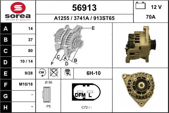 EAI 56913 - Alternateur cwaw.fr